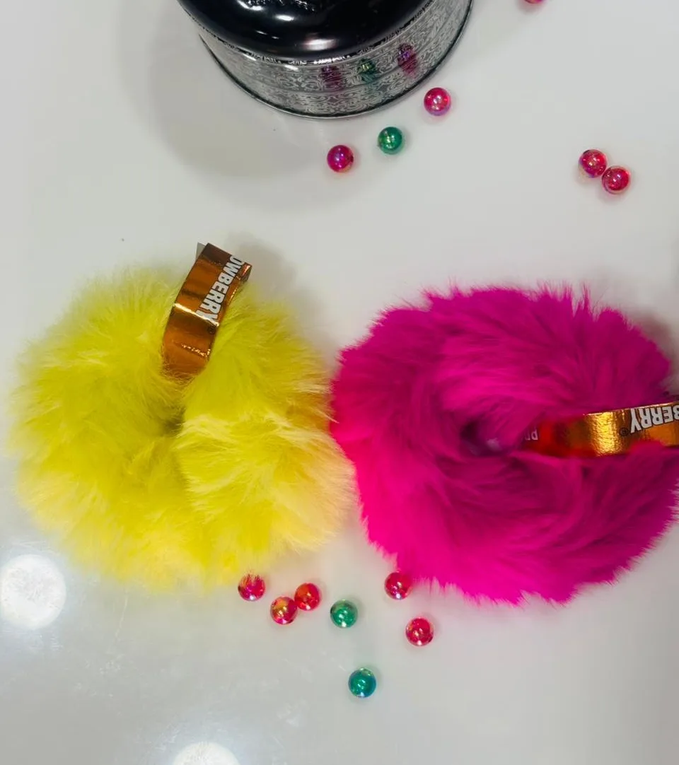 Soft Fur Hair Scrunchies