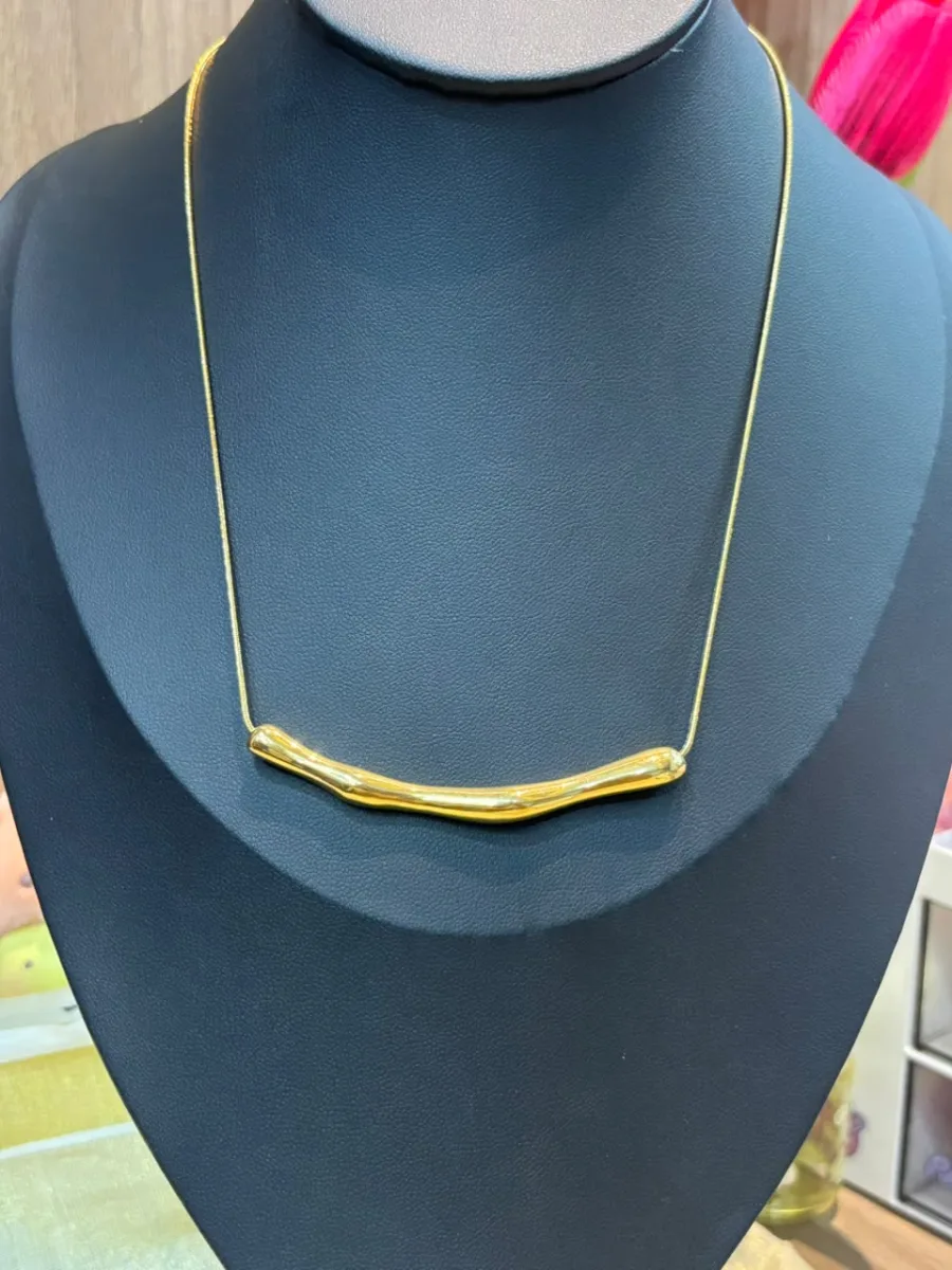 Bamboo Bar Necklace