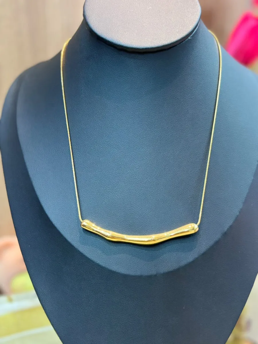 Bamboo Bar Necklace