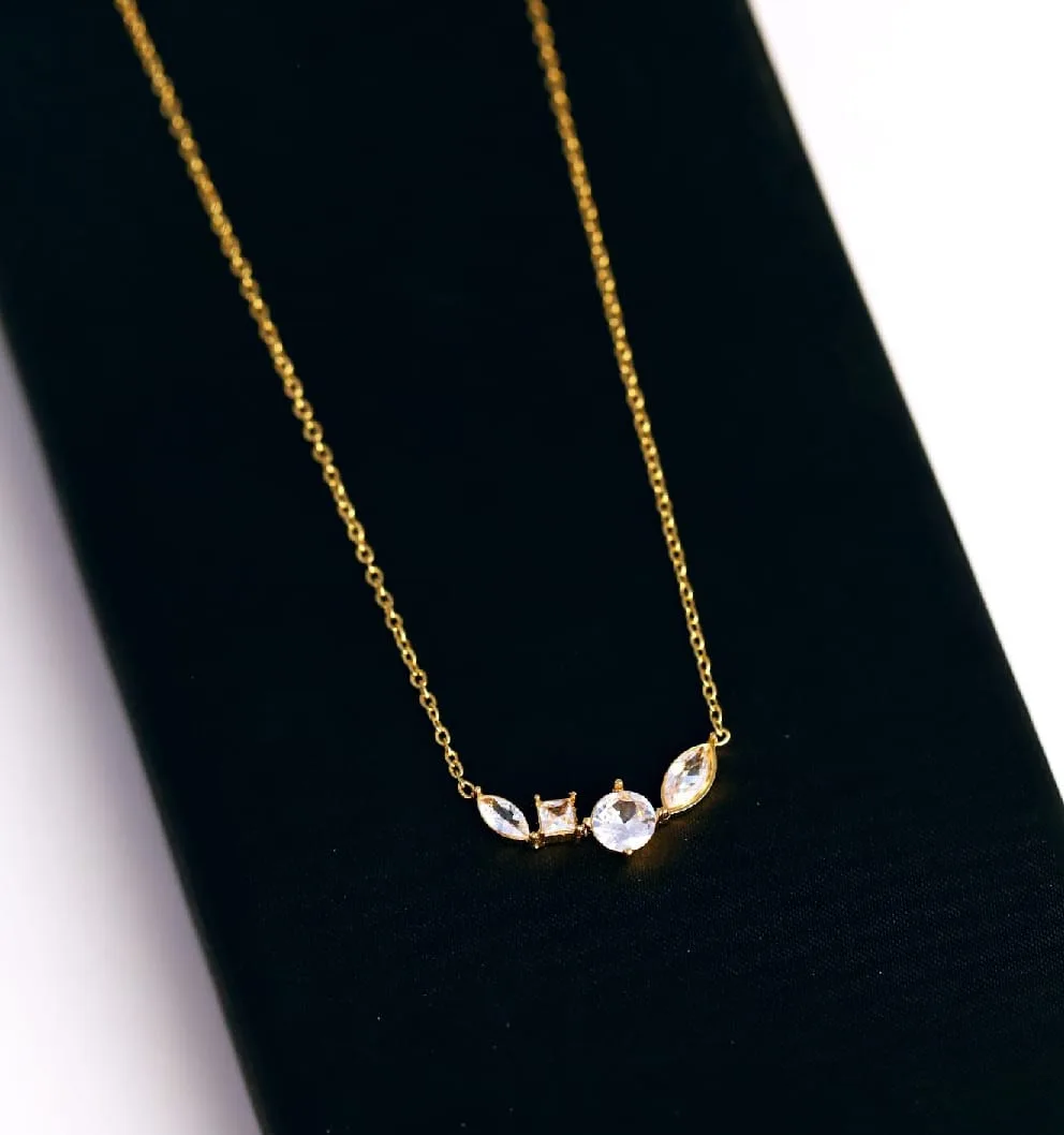 Lucky Eye Crystal Locket Chain