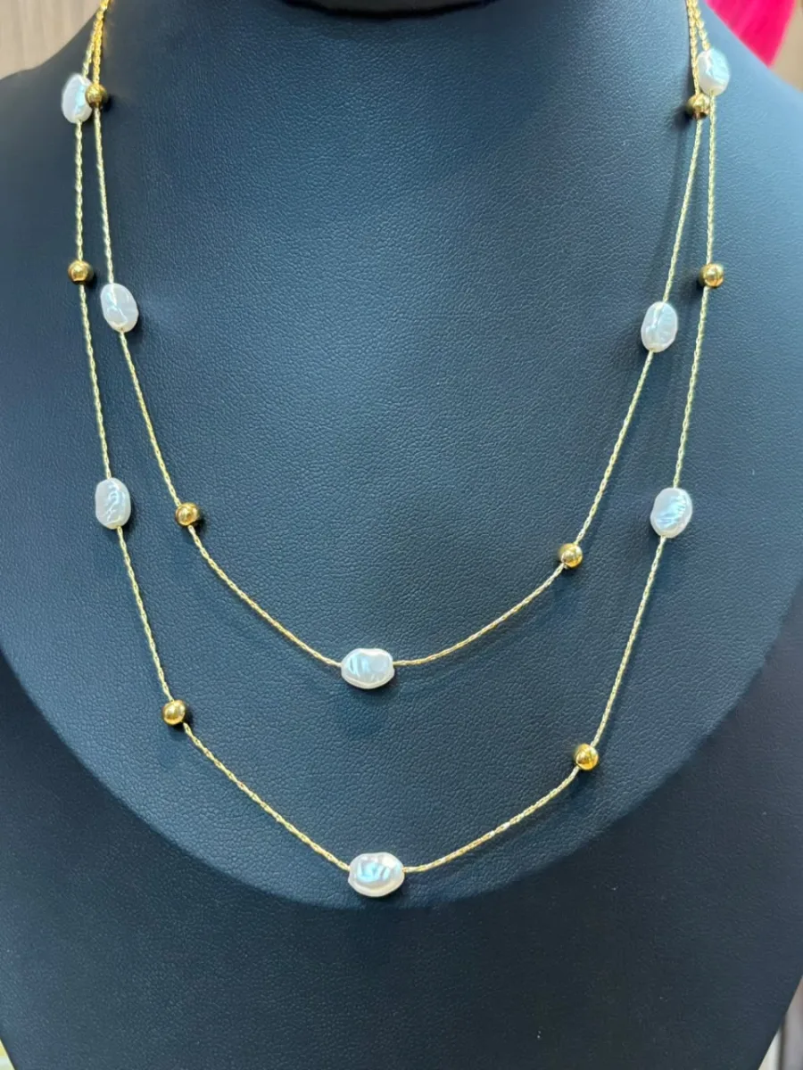 Pearl Layered Necklace