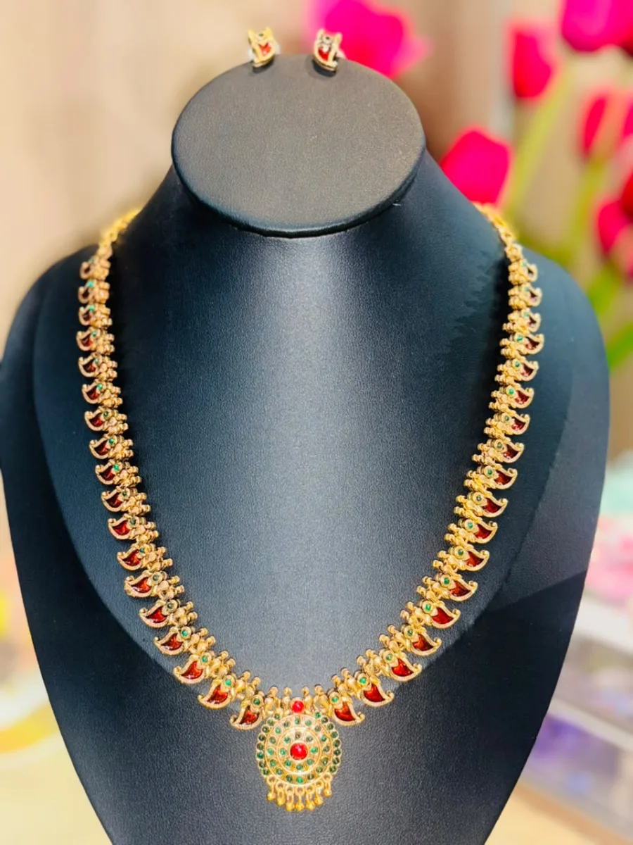 Antique Gold Kemp Stone Long Haram