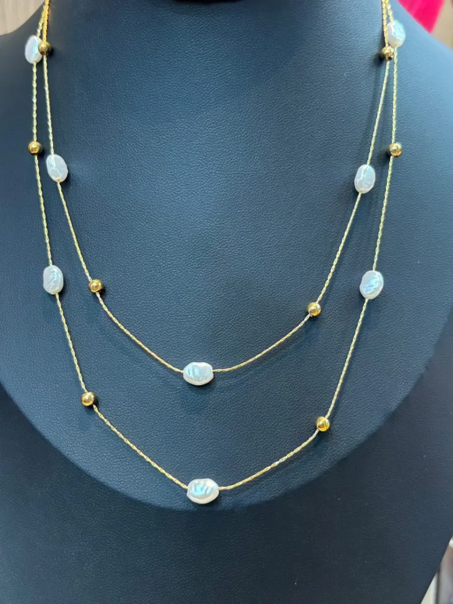 Pearl Layered Necklace