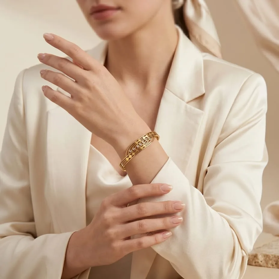 Ornate Cutout Bangle