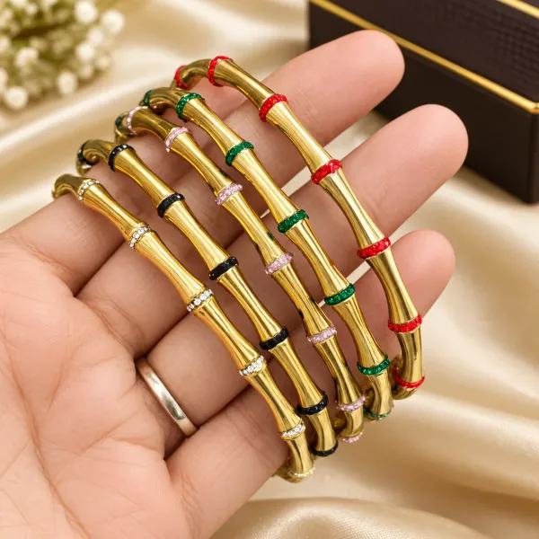 Bamboo Stone Bangle
