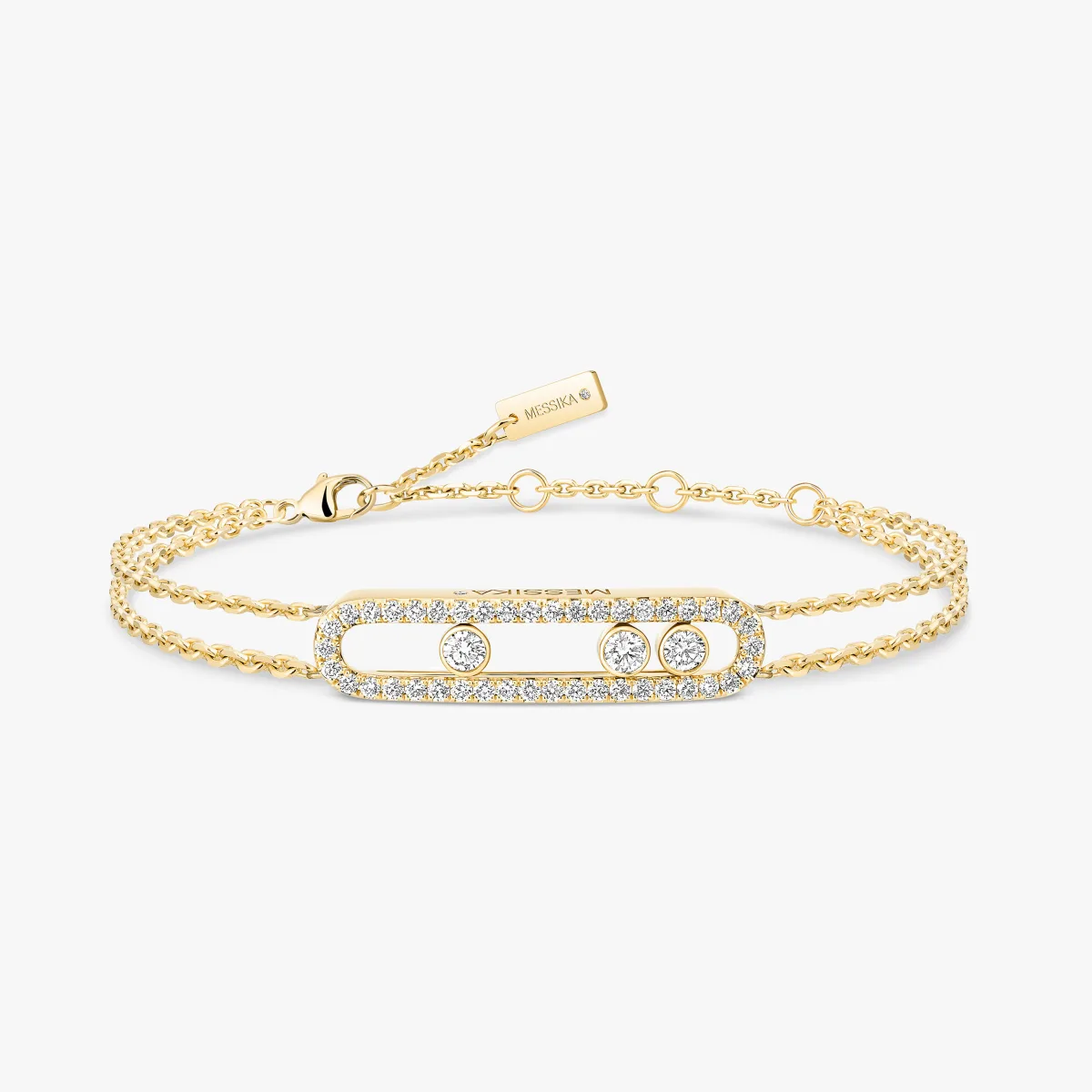 Classique-style gold anti-tarnish bracelets