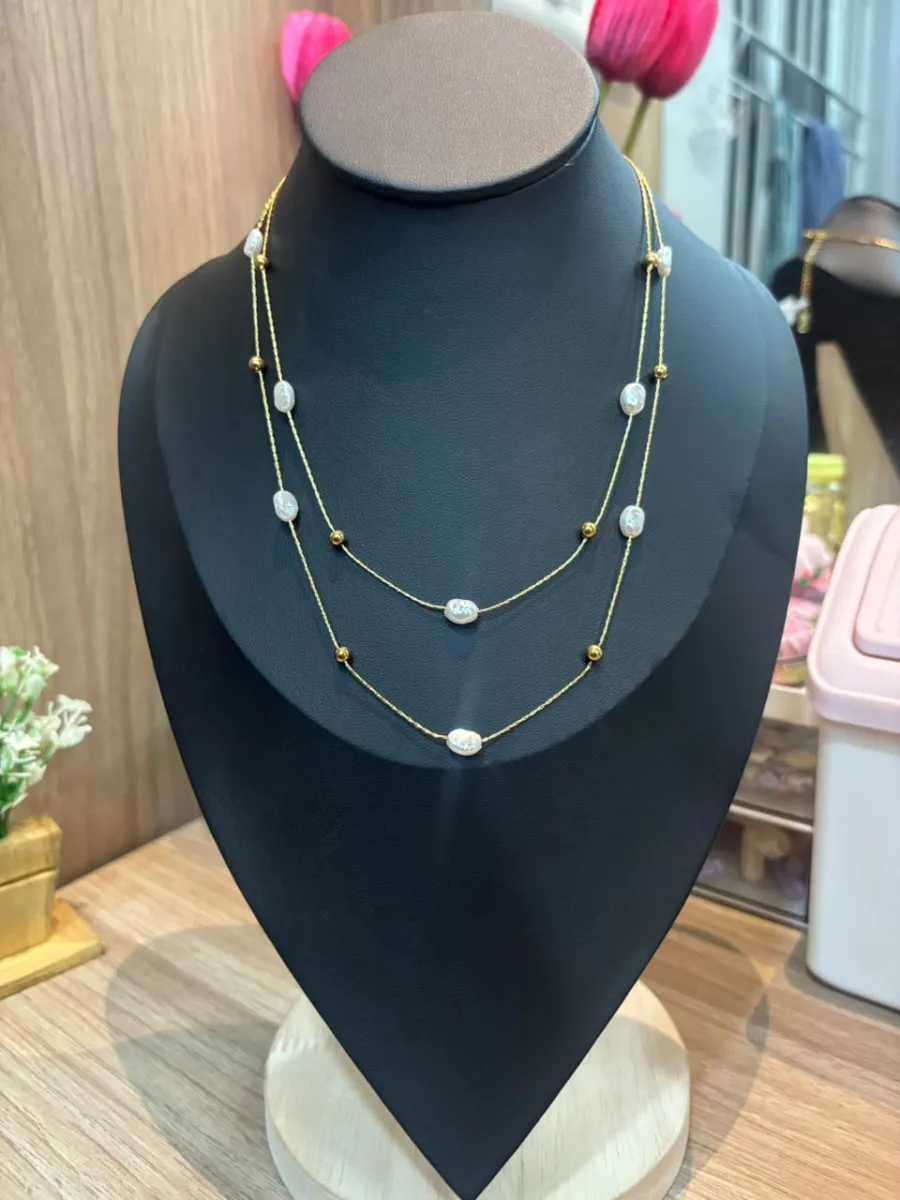 Pearl Layered Necklace