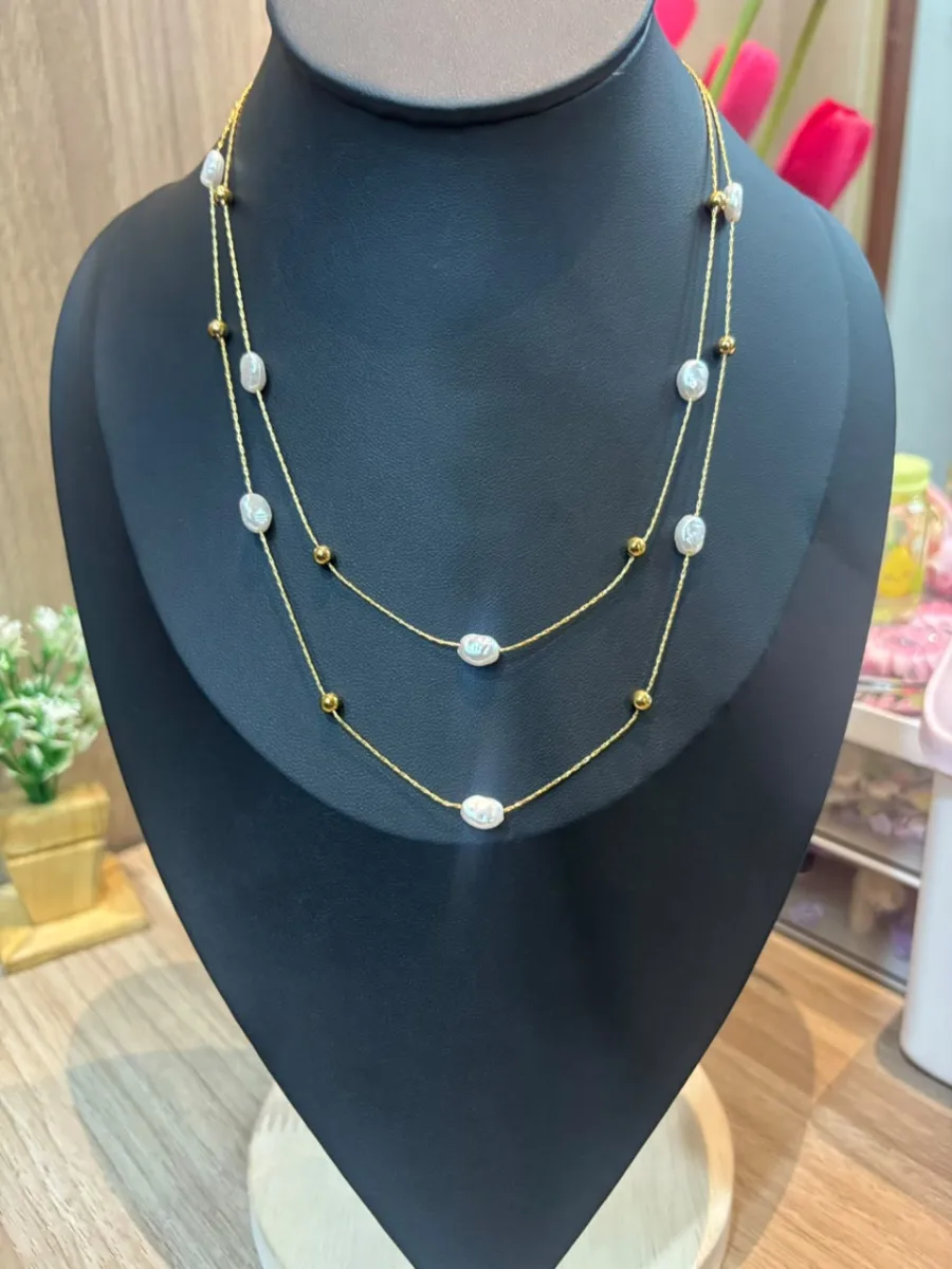 Pearl Layered Necklace