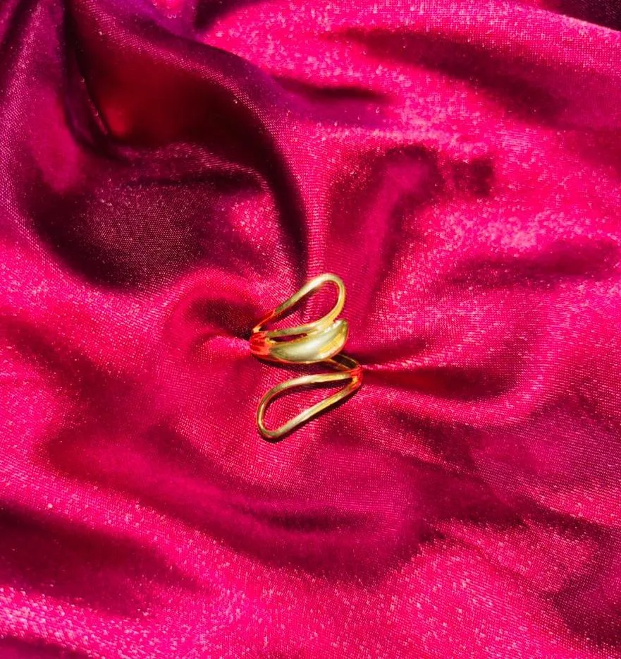 Gold Plated Anti Tarnish Stainless Steel Ring