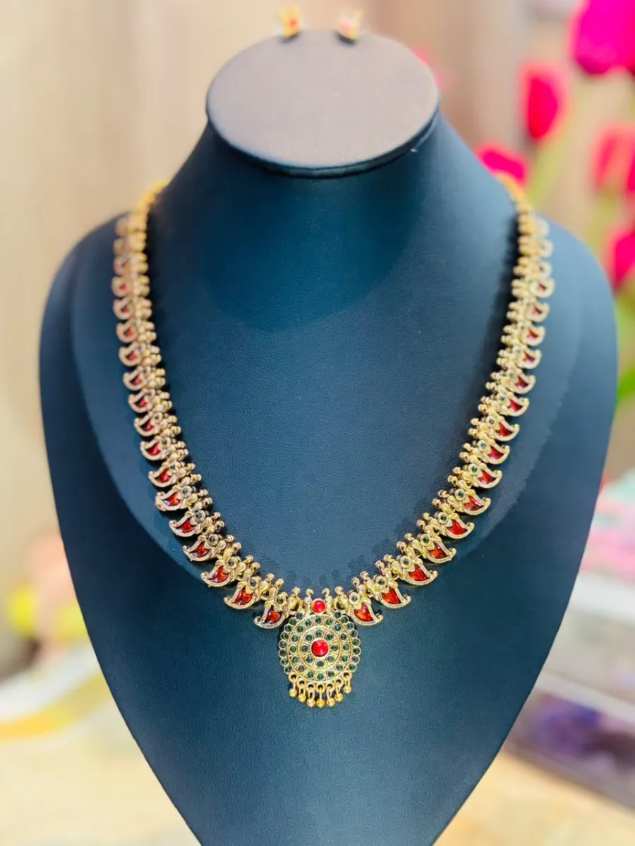 Antique Gold Kemp Stone Long Haram
