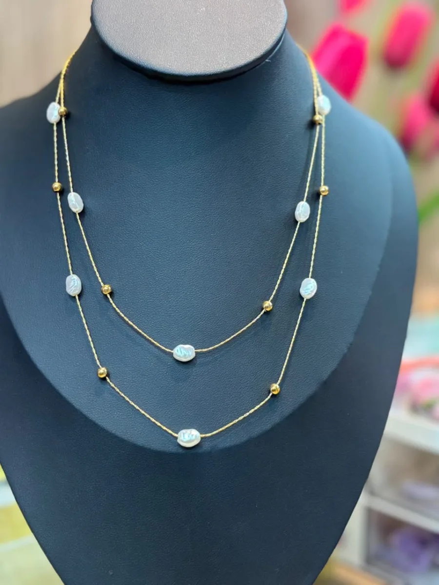 Pearl Layered Necklace
