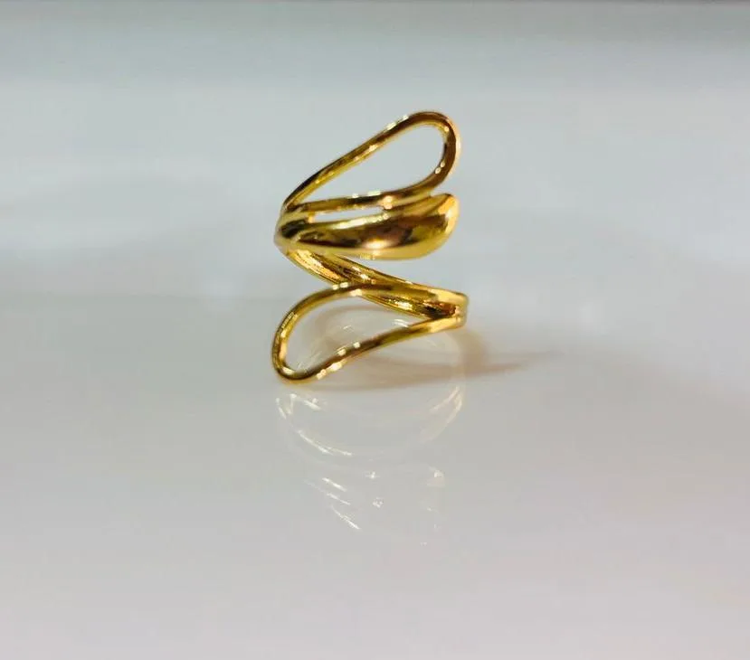 Gold Plated Anti Tarnish Stainless Steel Ring