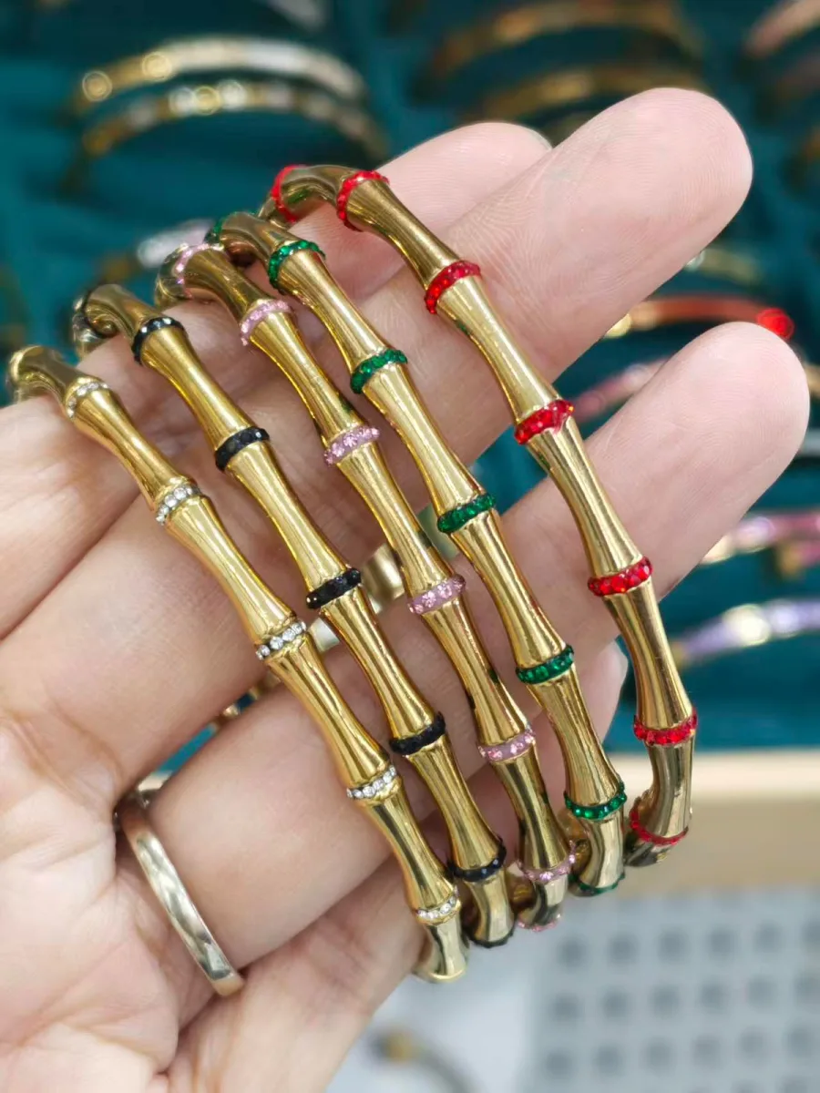 Bamboo Stone Bangle