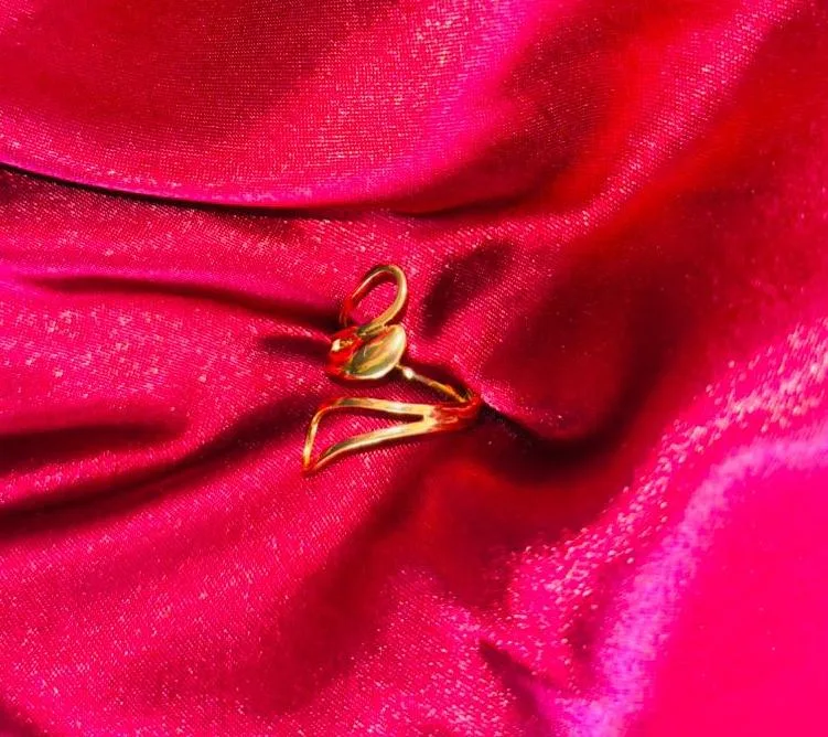 Gold Plated Anti Tarnish Stainless Steel Ring