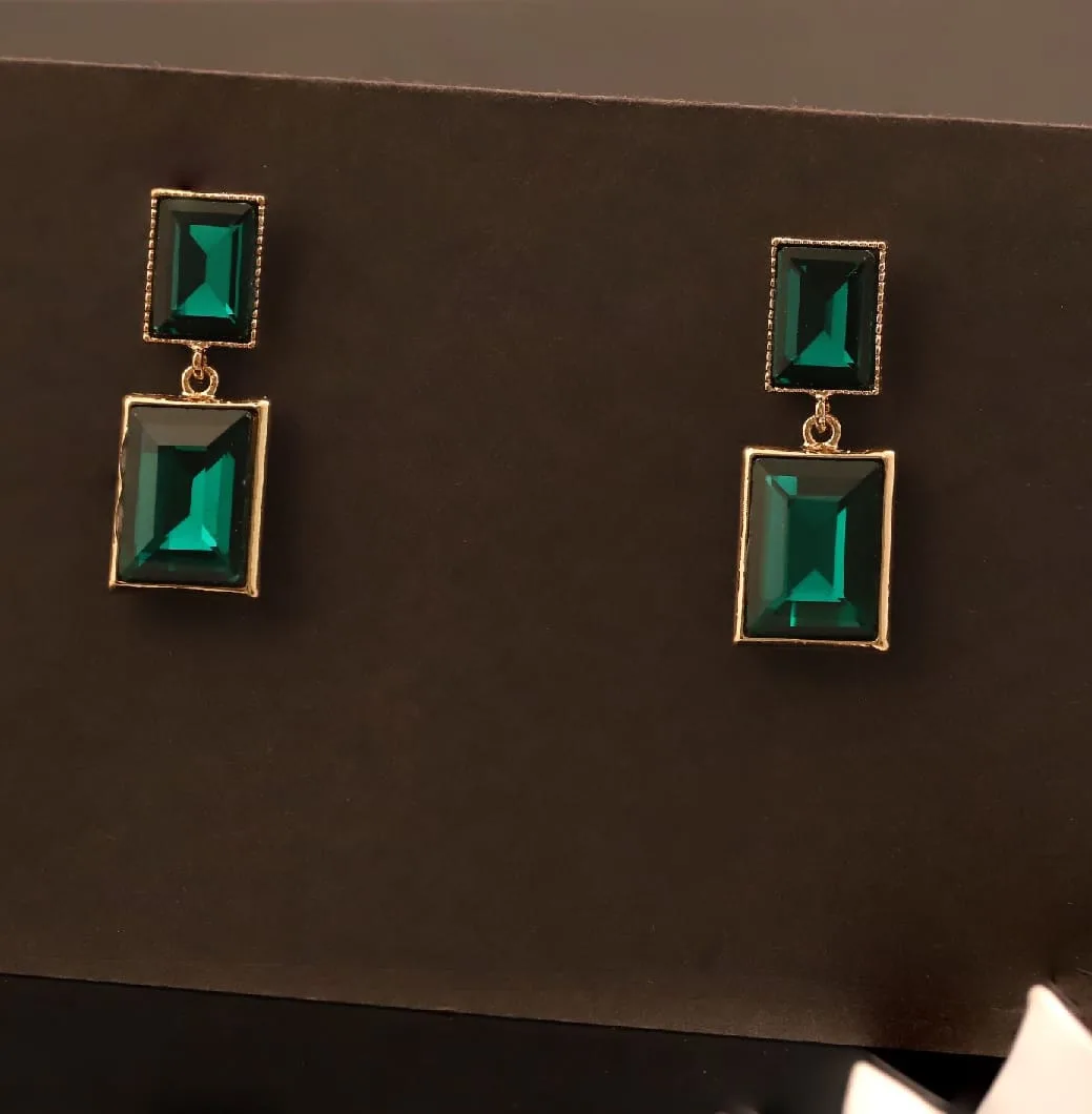 Emerald Drop Earrings
