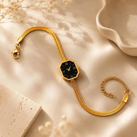 Square Dial Watch Bracelet